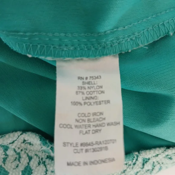 Cynthia Rowley Teal Floral Lace Dress – Small - Picture 5 of 14